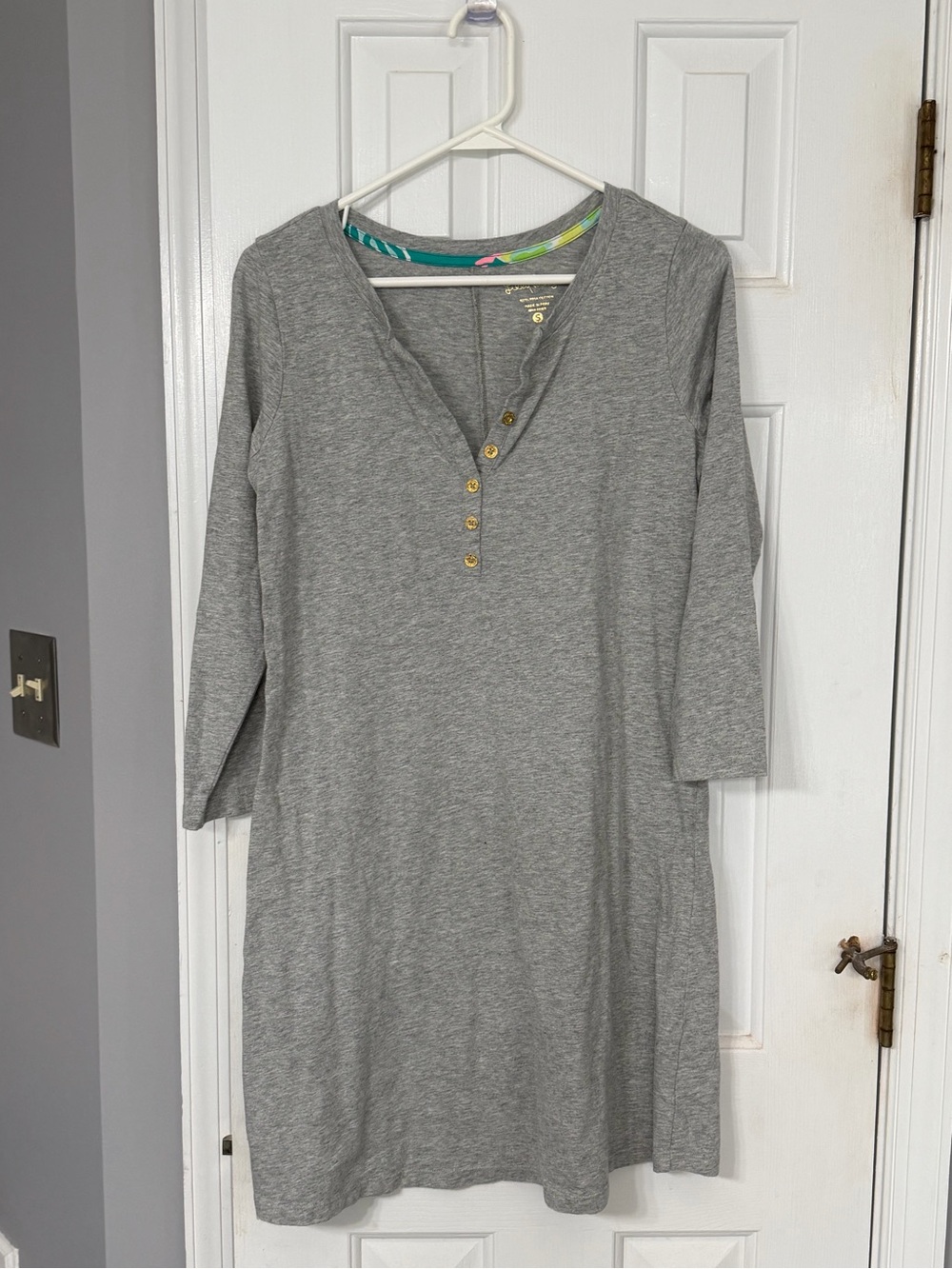 Lilly Pulitzer Gray Midi Dress